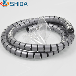 Shida Power Cord Collection Cable Organizer Fixed Binding Cable Management Belt Finishing Cable Winder Bundled Wire Tube