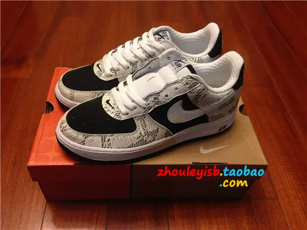 PLSwait】Nike Air Force AF1 Premium 白蛇陈冠希312945-011-Taobao