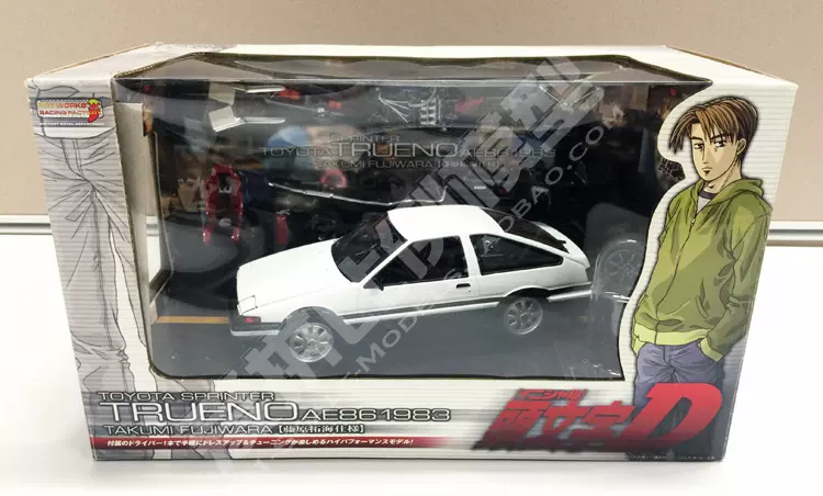 代購訂購絕版Hot Works 1/24頭文字D版ToyotaToyota AE86合金車模-Taobao