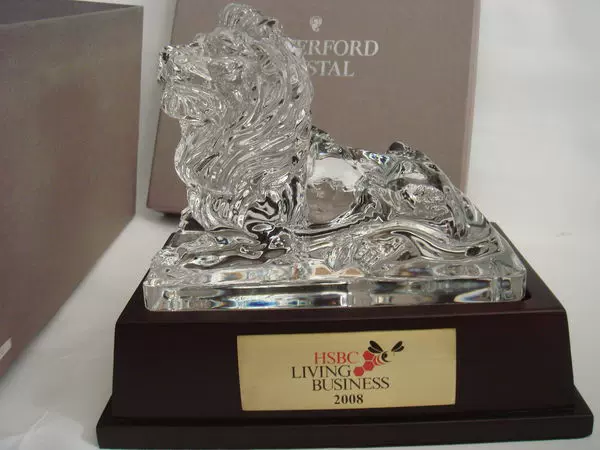 預訂HSBC 匯豐銀行水晶獅子董事級禮品全球罕有可遇不可求