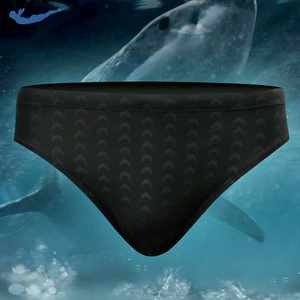 Flying fish swimming trunks Men's triangle swimsuit, waterproof, professional sexy female low -waist competition training hot spring