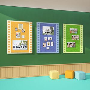 
Felt wall sticker kindergarten Huanchuang theme finished camera roll cultural decoration panel custody class image hall
