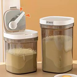 Food-Grade Packaging Box, Rice Flour Storage Bottle, Portable for Babies, Light-Proof and Moisture-Proof Sealed Milk Powder Canister for Travel in Japan