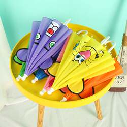 Umbrella for 1-2-3-4 Year Old Babies, Mini Umbrella for Infants, Girls, and Toddlers, Ultra-Light Cartoon Toy Umbrella for Kindergarten