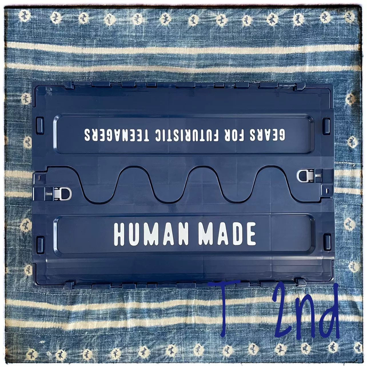 现货 Human Made 21SS HUMAN MADE CONTAINER 74L NAVY 塑料箱-Taobao