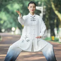 争风华高端太极服女士2023新款八段锦装太极拳练功服男武术表演服-Taobao