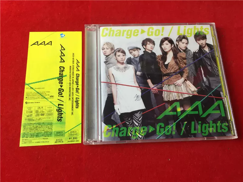 AAA Charge & Go! Lights CD+DVD (JP) 拆-Taobao