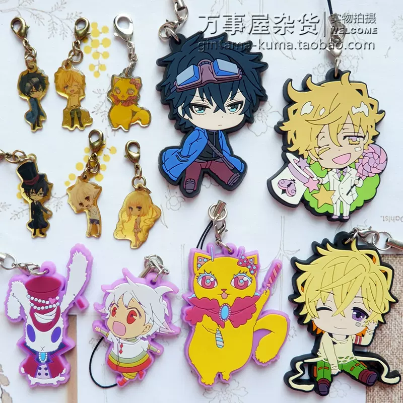 日單散貨karneval狂歡節金屬掛飾橡膠掛件花礫與儀喵莉娜