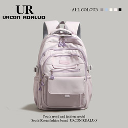 Ur Korean Style Girls' Backpack 2025 New Trendy Elementary School, Middle School and High School Student Schoolbag Large Capacity Backpack Computer Bag