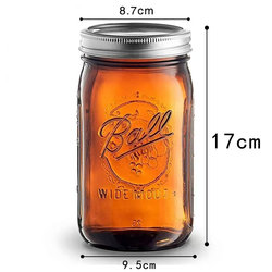 ballmasonjar coffee bean hydrating mason jar