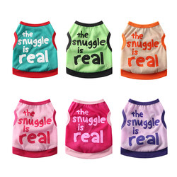 Small Dog Pet Clothes Cat Spring and Summer Thin Spring Outfit for Small and Medium-Sized Dogs Teddy Poodle Bichon Schnauzer Corgi