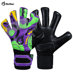 Candy Goalkeeper Gloves Professional Competition Training German Contact Latex with Boxing Hand Brake for Football