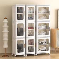 24-65cm Foldable Children's Bookcase Wardrobe Kitchen Refrigerator Gap Cabinet Storage Cabinet Bathroom Gap Cabinet Organizer