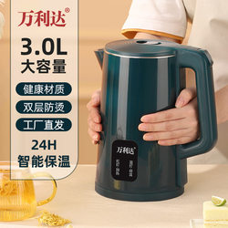 Wanlida Electric Kettle, Automatic Power-Off, Constant Temperature Kettle, Household Stainless Steel Electric Kettle, Free Shipping