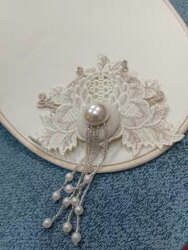 Handmade Sweet Small Flower String Pin Jewelry Curtain Decoration Small Pendant Pearl Pendant Pendant Home Soft Decoration Accessories