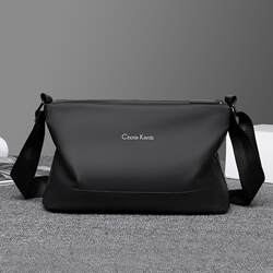 Men's simple waterproof casual business shoulder bag
