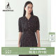 BEANPOLE Spring and Autumn Women's Business Casual Love Flowers Removable Tie Half-sleeved Shirt