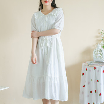 Yunzi dress summer retro loose cotton comfortable