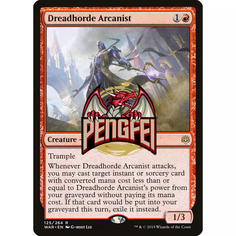 魔法風雲會震懼軍奧術師war 中文/英文/日文