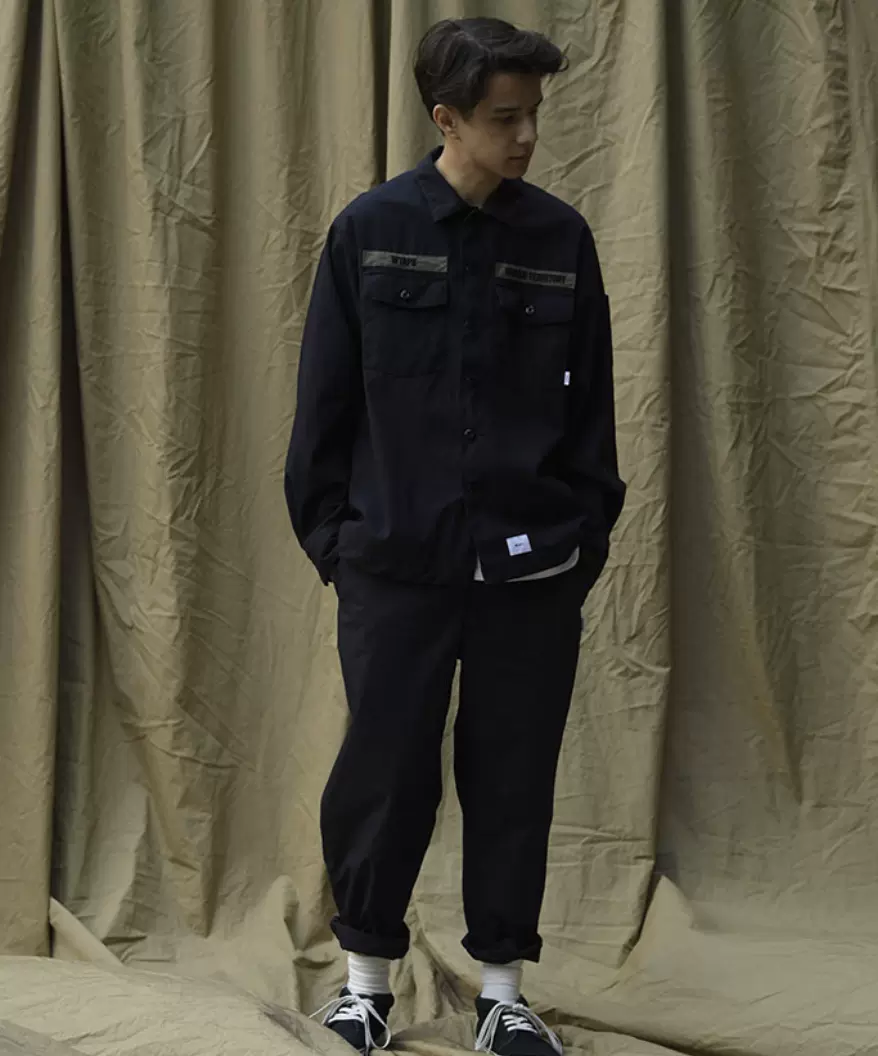 现货WTAPS BUDS / LS / COTTON. TWILL 春季两袋工装衬衫21SS-Taobao