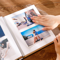 Photo Album Album Commemorative Album DIY Handmade Home Version Self-Adhesive Laminated Baby Growth Record Large Capacity