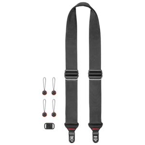 
Peak Design professional multifunctional camera strap Slide V2 shoulder strap, neck strap or crossbody sling, mirrorless medium format camera, quick release camera strap
