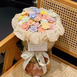 Jingdezhen Ceramic Bouquet Finished Product Birthday Gift Bouquet Eternal Flower Gift for Female Friends Practical Creative High-End Feel