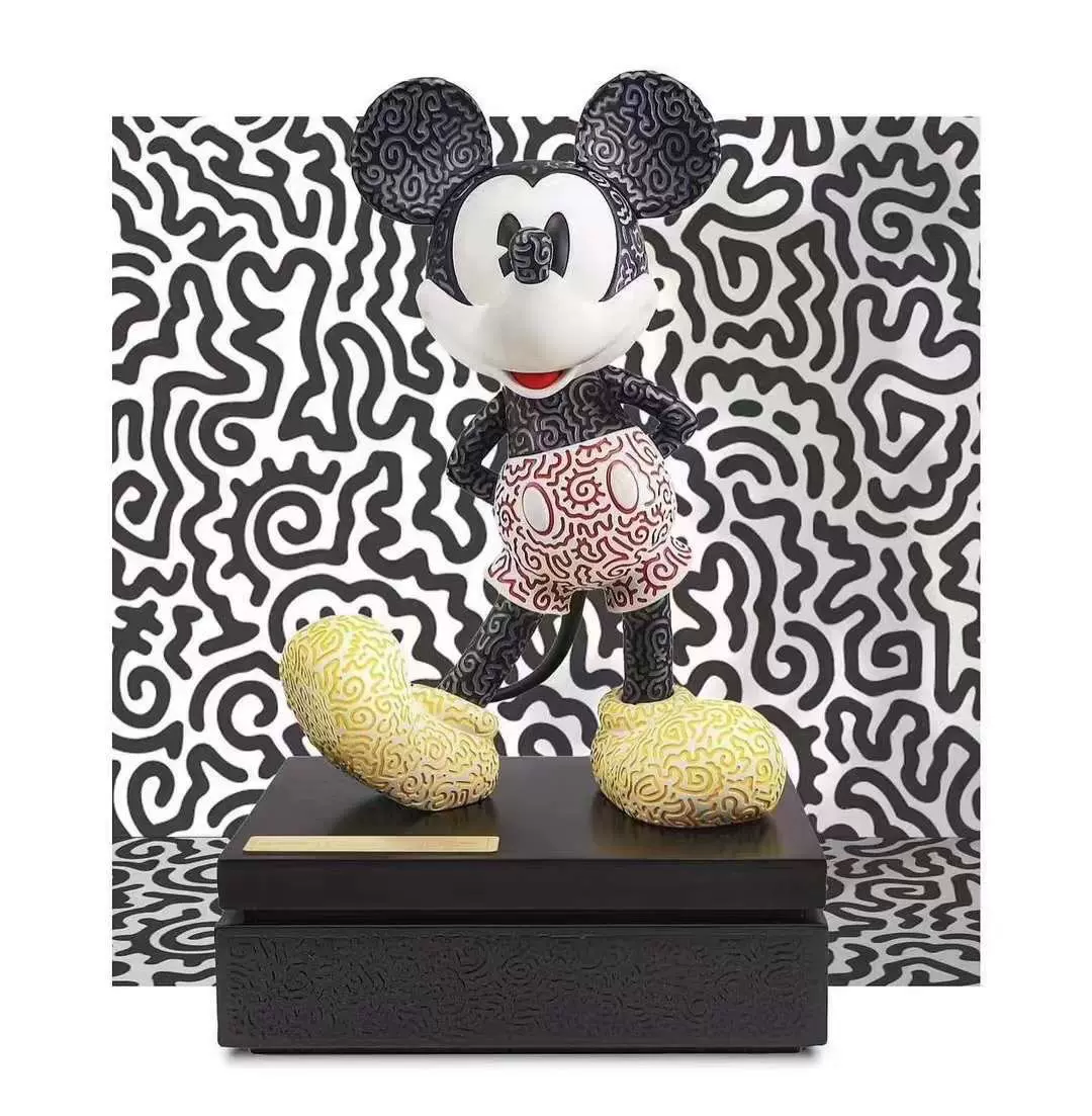 Mr doodle x Mickey 30cm 雕塑-Taobao