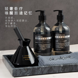 
Special white tea fragrance shampoo shower gel for five-star hotels