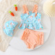 
Girls Bikini Lace Bow Lace Sling Triangle Split Swimsuit Infant Children Swimsuits