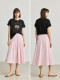 LILY2025 Spring New Style Design Asymmetric High Waist Loose Casual A-line Skirt Pleated Skirt Women's Umbrella Skirt
