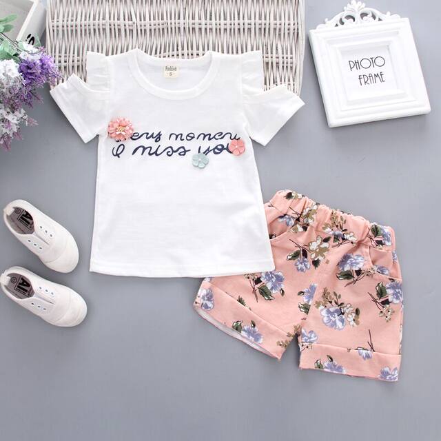 2baby Short-sleeved T-shirt Summer Clothing Baby Girl Spring And Autumn 