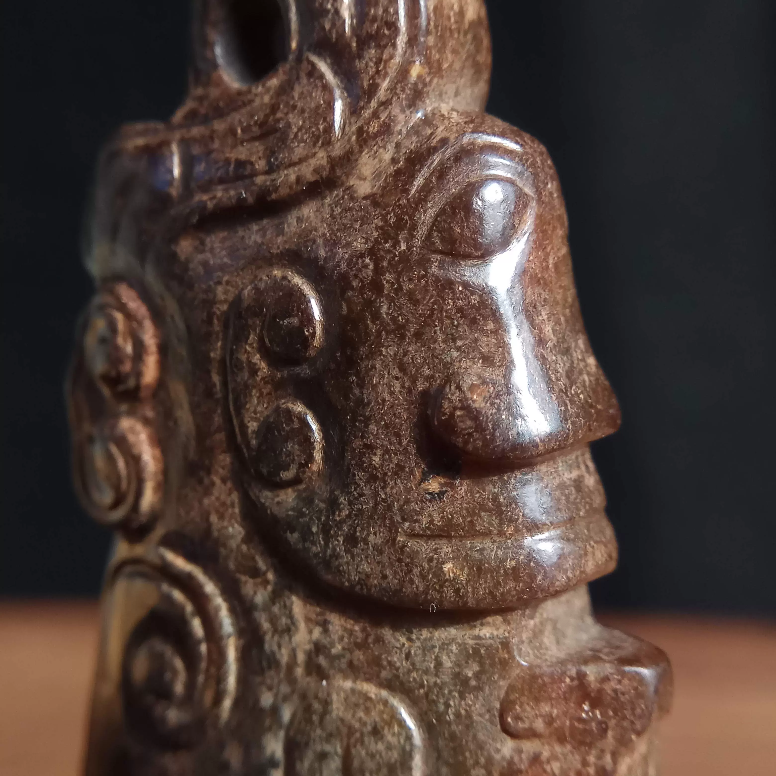 A C様　中国 古玉 龍形佩 玉石彫刻 古代玉器 骨董品 コレクション 51g 中国 古玉 龍形佩 玉石彫刻 古代玉器 骨董品 コレクション 51g 玉镂雕