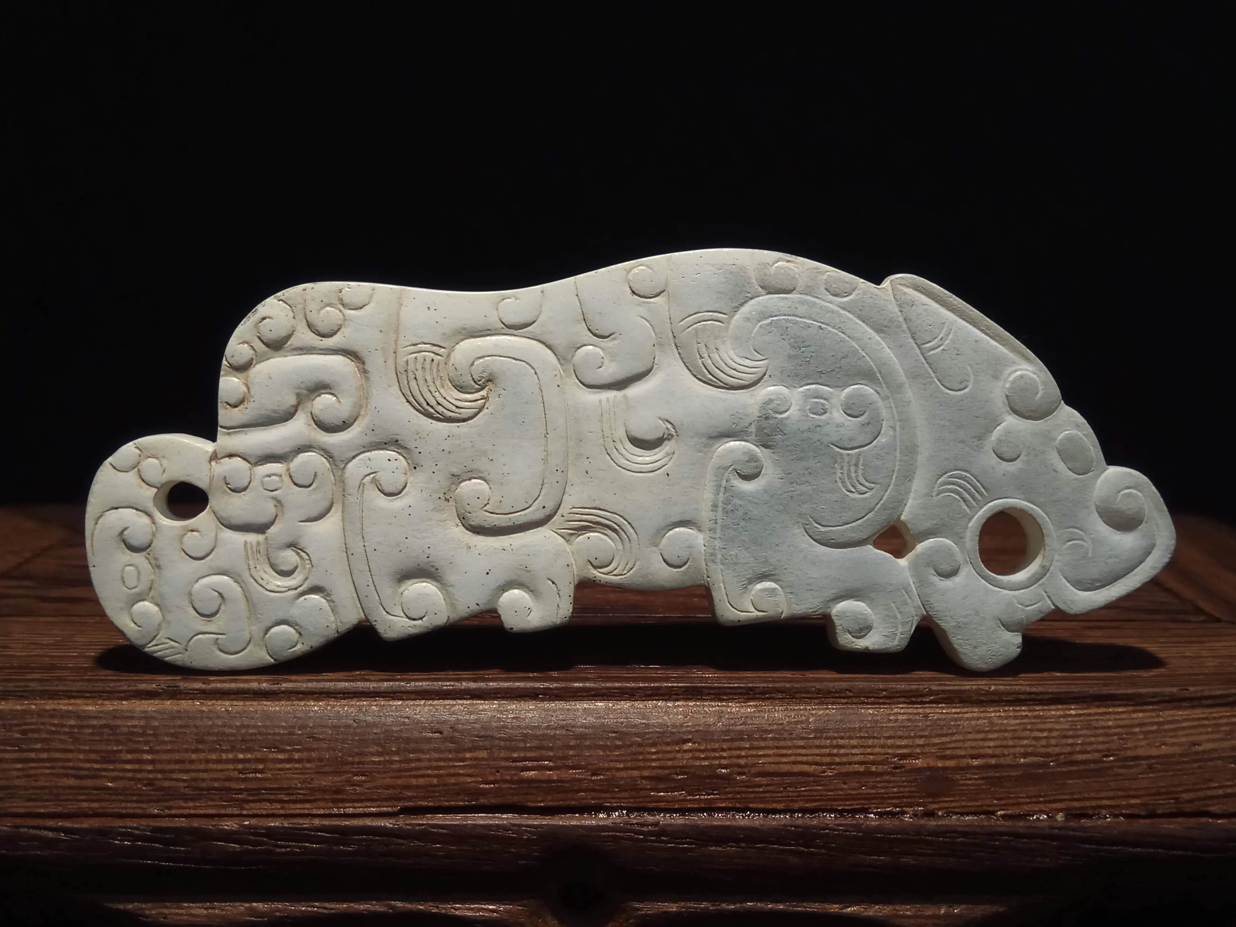 中国玉制古玉神獣 和田玉 白玉 中国玉制古玉神獣 和田玉 白玉