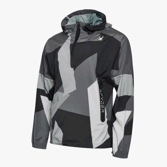 
High-end outdoor brand Spider SPYDER hooded semi-zipper lightweight sun protection and breathable skin coat
