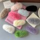 New autumn and winter style fluffy and soft ins big hair clip Korean super fairy plush hair accessories cute girl bb edge clip
