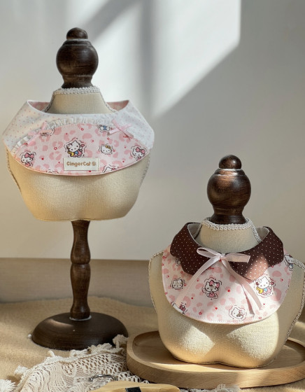 
Retro necklace pet model stand pet saliva towel dog cat saliva towel display rack cat and dog clothes storage