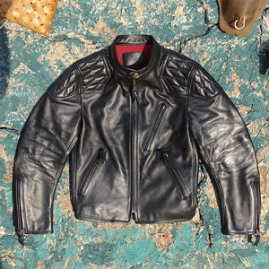 
Venom style stiff vegetable-tanned imported first-layer cowhide genuine leather leather jacket men's diamond pattern thickened stitching cycling version motorcycle jacket