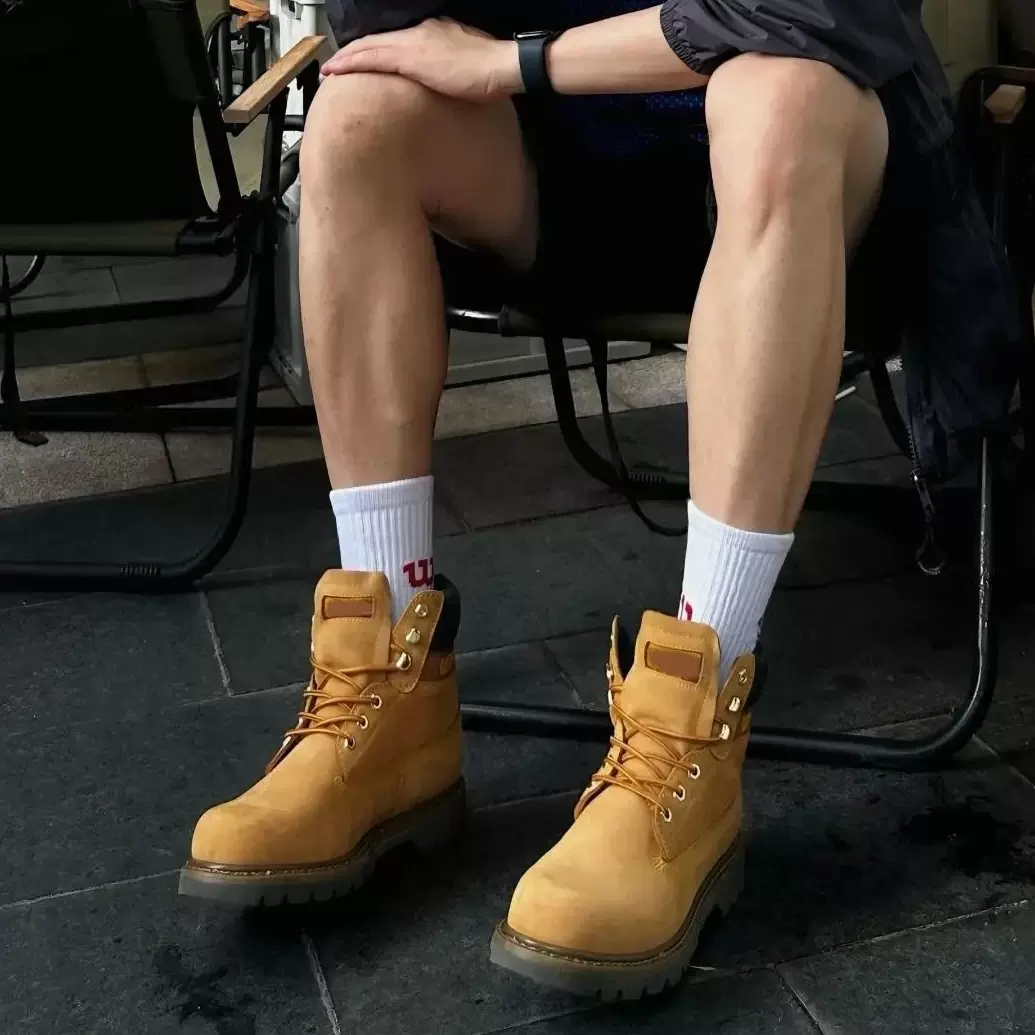 马丁靴男款潮夏季薄款英伦风男靴子中帮黑色真皮机车靴男生高帮鞋