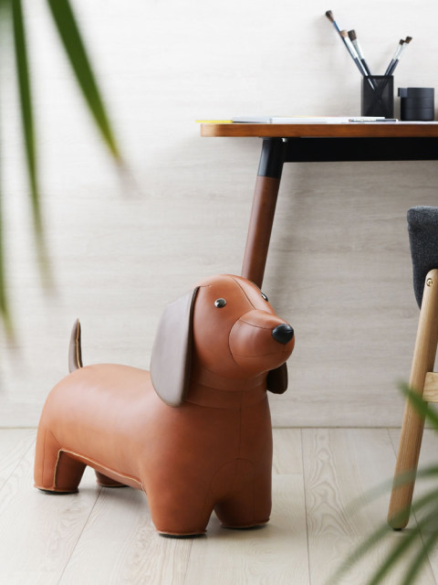 Taiwan ZUNY Super Large leather home decoration giraffe elephant hippocampus bull dog lion orangutan tiger
