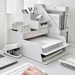 Desktop Storage Box Office Desk File A4 Organizer Multifunctional Pen Holder Office Desk Workstation Organization Tool