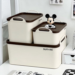 Desktop Book Storage Box, Dust-Proof, Large-Capacity Desk Stationery Organizer, Student Dormitory Multi-Functional Storage Rack