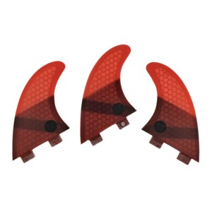 
UPSURF surfboard tail rudder Double Tab/FCS system tail fin surf fin fiberglass honeycomb fin