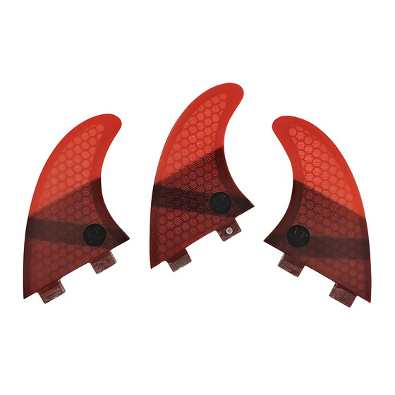 
UPSURF surfboard tail rudder Double Tab/FCS system tail fin surf fin fiberglass honeycomb fin