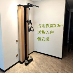 Home-Use Small Bird Multifunctional Single-Side Gantry Base Wall-Mounted Fitness Comprehensive Training Equipment