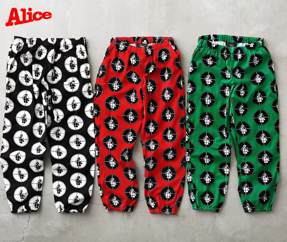 特价Supreme UNDERCOVER Public Enemy Skate Pant 瞄准靶心长裤-Taobao