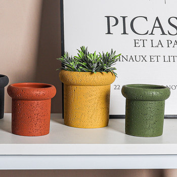 Cement flowerpot Nordic style new product hot sale
