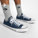 CONVERSE Converse Official All Star Men's and Women's Canvas Low-top Casual Sports Shoes Navy Blue 102329