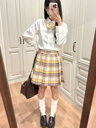 ぴよtailored jk pleated skirt op tailored jk pleated skirt op