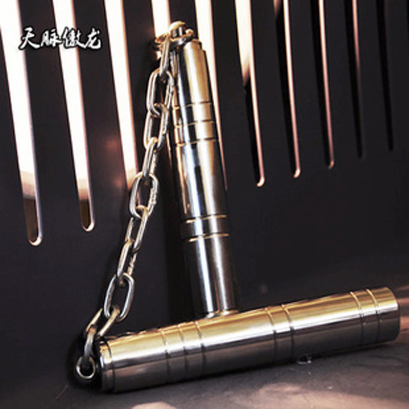 ステンレススチール伸縮型ヌンチャク - 防衛訓練